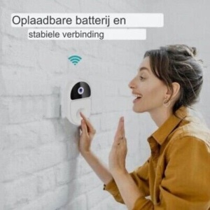 Sonerie cu video smart wireless, 2.4 Ghz, 5000 mAh, conectare la smartphone - Img 2
