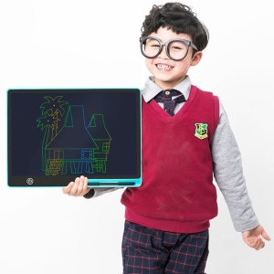 Tableta grafica pentru copii,Scris si desenat,Dimensiune 16 inch,Albastru - Img 2