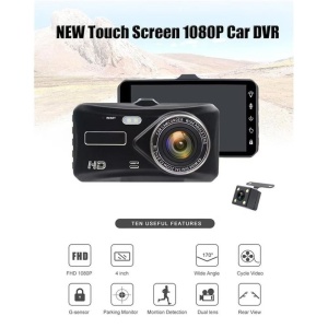 Camera auto DVR, Ecran 4", Dual Lens, Full HD, 170°, Night Vision, G Senzor, Detectie Miscare, Monitor Parcare, Negru - Img 6