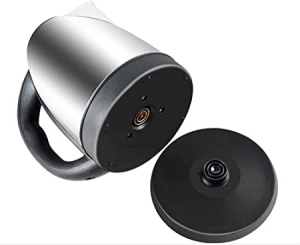 Fierbator electric 1500W, 2L capacitate, inox, cu oprire automata, argintiu-negru - Img 7