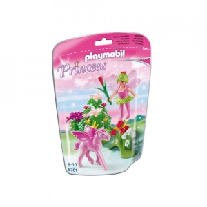 Jucarie Zana primaverii si calul inaripat cu accesorii Playmobil - Img 2