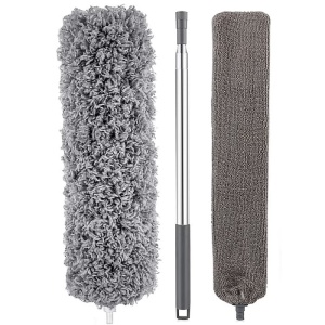 Pamatuf din microfibra 2 capete interschimbabile, Maner Telescopic - Img 2