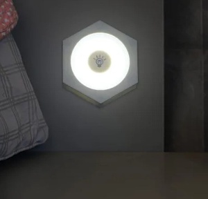 Set 3 Lampi Hexagonale LED Cob cu telecomanda si Butoane individuale - Img 6