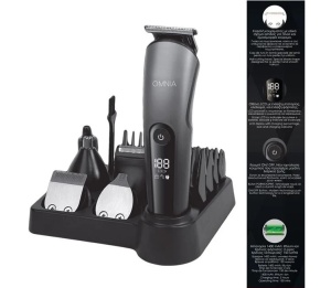 Set Profesional pentru Ras si Tuns, 11 in 1, ecran LCD, 16.5x6.5x20 cm, negru - Img 3