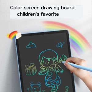 Tableta grafica pentru copii,Scris si desenat,Dimensiune 16 inch,Albastru - Img 3