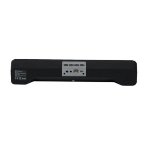 Boxa Bluetooth tip bara, portabila, 10W, baterie 1200 mAh, 18.8x8.5x8.5 cm, negru - Img 4
