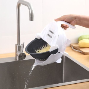 Strecuratoare si feliator de legume sau fructe manual cu castron inclus, accesorii diverse - Img 9
