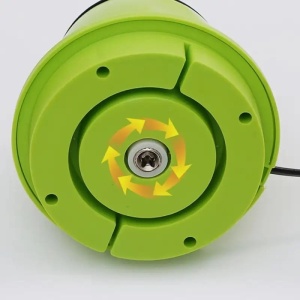 Tocator Electric Multifunctional, cu 4 Lame, 2 Viteze, 250W, 2 litri, Bol Sticla, Rosu/Verde - Img 7