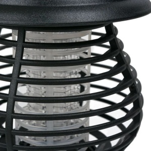 Felinar Solar de Masa cu LED 1.2V Anti Insecte 2 in 1 Negru Ø13.5x16cm - Img 4