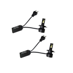 Set 2 becuri LED H4 V88S Canbus, cu putere 380W, 18000Lm, 6000K, lumina alba-rece - Img 4