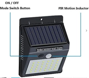Set 5 Lampi Solare BRIGHT 30 LED cu Senzor de Miscare si Lumina 1 Mod ILUMINARE - Img 10