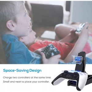 Statie de Incarcare dubla pentru controller PlayStation 5, Stand/Dock PS5 - Img 7