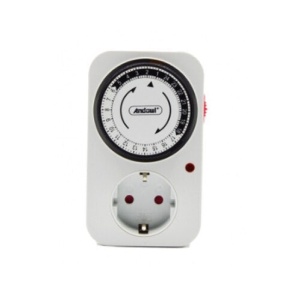 Adaptor de priza programabil mecanic, cu timer 24h, 16A, max 3600W - Img 4