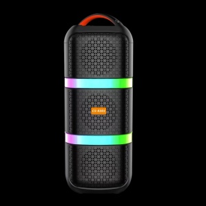Boxa portabila Bluetooth, CS-4301, 20W, 1800mAh, RGB, 18.6*18.1*47.7cm, cu Microfon, Negru - Img 3