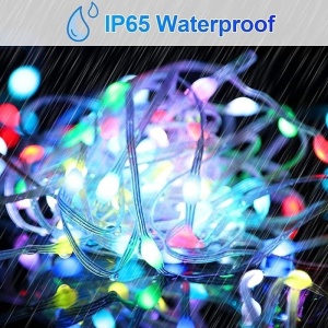 Instalatie luminoasa LED RGB cu Telecomanda, Bluetooth, App Tuya, Music, USB, IP65, 100 LED-uri, 10m, Multicolor - Img 3