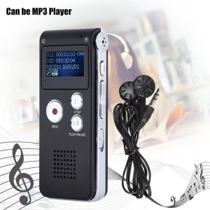 Mini Reportofon Digital Andowl Q LY77 16G MP3/WAV Negru - Inregistreaza si Reda cu Calitate Exceptionala - Img 2