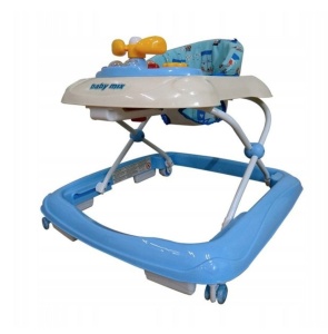 Premergator pentru copii 6 luni+, cu sunete si lumini, Baby Mix, albastru - Img 1