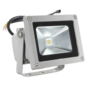 Proiector LED halogen cu iluminare RGB, Paleta de 16 culori, Putere 10 W - Img 2