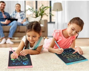 Tableta grafica pentru copii,Scris si desenat,Dimensiune 16 inch,Albastru - Img 6