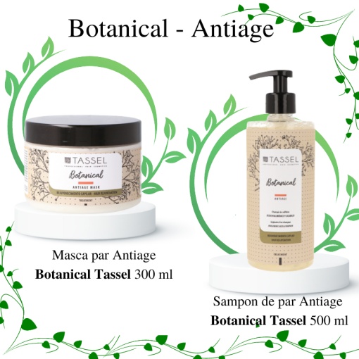 Pachet sampon si masca anti-imbatranirea parului Botanical Tassel 1 buc