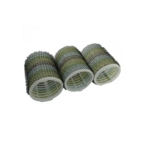 Bigudiuri pentru par, profesionale cu scai, mari pentru volum 4 cm - set de 3 buc