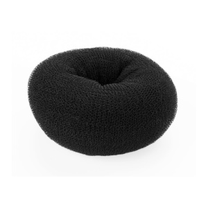 Burete adaos de coc negru, rotund 6.5 cm - 1 buc