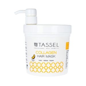 Masca de par hidratanta Tassel PEPENE GALBEN, pentru par degradat si uscat 1000 ml