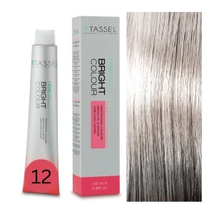 Vopsea de par cu keratina, ulei de argan si amoniac Bright Color nr 12, Blond Natural Super Luminos - 100 ml