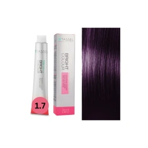 Vopsea de par cu keratina, ulei de argan si amoniac Bright Color nr VM1.7, Violet Metalic - 100 ml