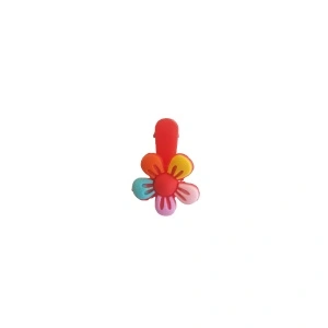 Clama pentru par ROSIE, cu floricica, tip clips - 1 buc - Img 2