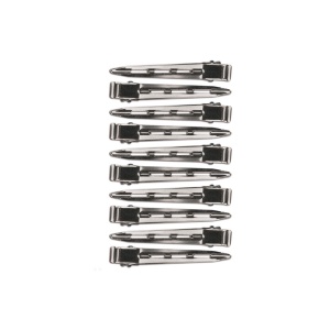 Clipsuri de par din metal Eurostil, 6,5 cm set de 10 buc