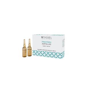 Fiole anti-cadere par Tassel Protein Ampollas, cu keratina si aloe vera - 12 buc X 10 ml