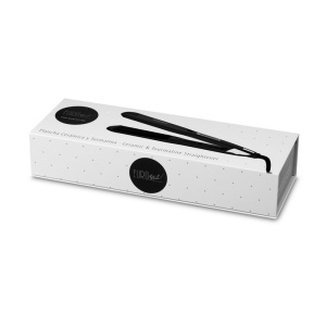 Placa de par digitala pentru indreptarea parului Eurostil Neagra, cu ceramica si turmalina, tehnologie Nano Silver - Img 2