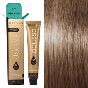 Vopsea de par cu 12 uleiuri hranitoare si putin amoniac Dousse Tassel nr 0.7, Atacama - 100 ml