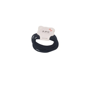 Elastic pentru par negru, din material rezistent - set de 8 elastice - Img 3