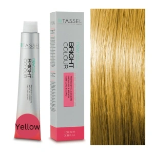 Pigment de par cu ulei de argan si keratina Bright Colour Tassel, Yellow - GALBEN - 100 ml