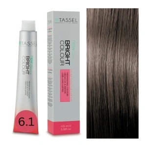 Vopsea de par cu keratina, ulei de argan si amoniac Bright Color nr 5.5, Castaniu Deschis Mahon - 100 ml