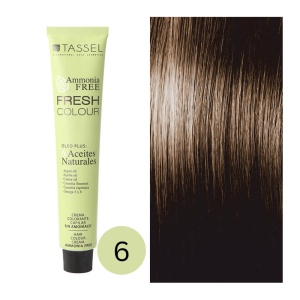 Vopsea de par fara amoniac Fresh Color Tassel nr 6, Blond Inchis - 100ml