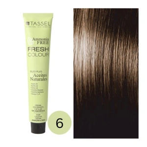 Vopsea de par fara amoniac Fresh Color Tassel nr 6, Blond Inchis - 100ml