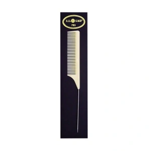 Pieptene Profesional cu Pin Metalic PRO 50 - Plastic Crem, 22.5 cm
