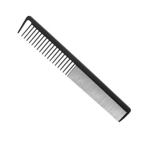Pieptene Profesional din Carbon pentru Frizerie cu Dinte de Precizie 21.7 cm