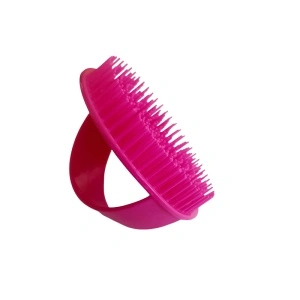 Perie masaj capilar, din plastic, ROZ - Img 3