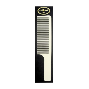 Pieptene Lat Profesional PRO 40 cu Mâner de Prindere - Plastic Crem 23 cm