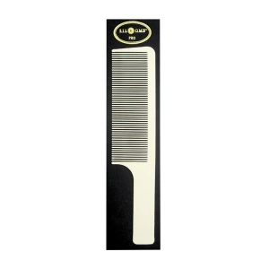 Pieptene Lat Profesional PRO 40 cu Mâner de Prindere - Plastic Crem 23 cm