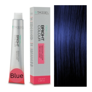 Pigment de par cu ulei de argan si keratina Bright Colour Tassel, Blue - ALBASTRU - 100 ml