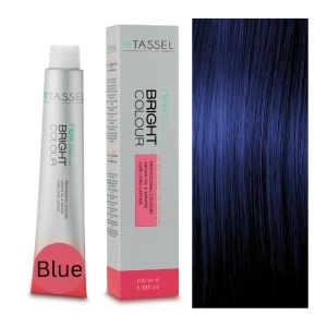 Pigment de par cu ulei de argan si keratina Bright Colour Tassel, Blue - ALBASTRU - 100 ml