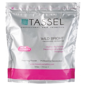 Pudra decoloranta anti-ingalbenire par Tassel Wild Bright, cu pigment albastru - 500 gr