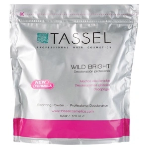 Pudra decoloranta anti-ingalbenire par Tassel Wild Bright, cu pigment albastru - 500 gr