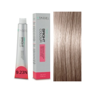 Vopsea de par cu keratina, ulei de argan si amoniac Nordic Bright Color, nr 9.23N Blond Foarte Luminos Bej -100ml