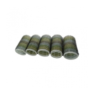 Bigudiuri pentru par, profesionale cu scai, medii pentru volum 2.5 cm - set de 5 buc